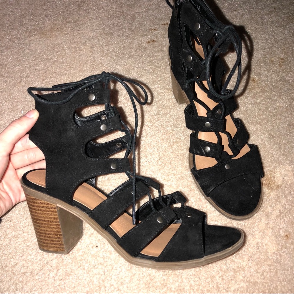 Black heels